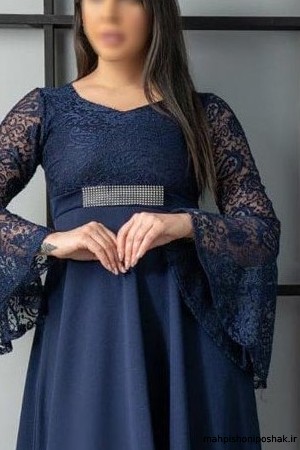 مدل لباس گیپور گل برجسته