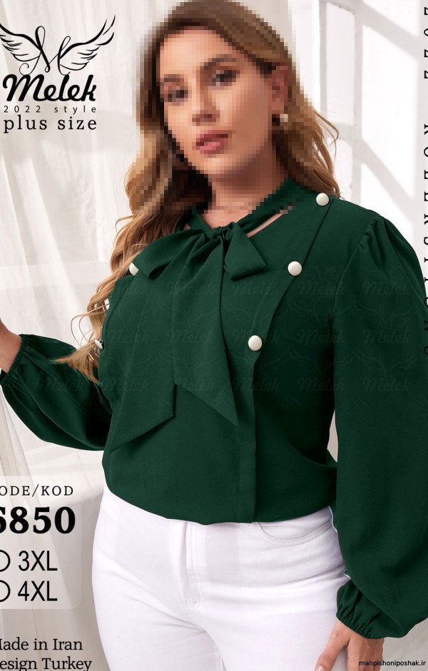 مدل بلوز یقه کراواتی مدل بلوز یقه کراواتی
