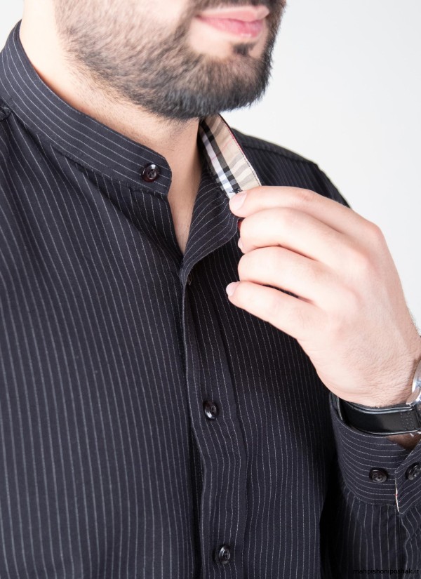 مدل پیراهن مردانه یقه آخوندی مدل پیراهن مردانه یقه آخوندی