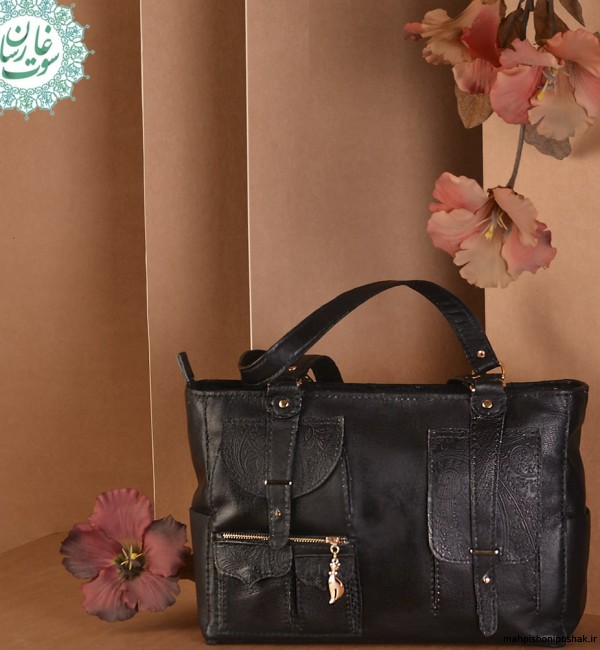 مدل کیف چرم دست دوز بزرگ زنانه مدل کیف چرم دست دوز بزرگ زنانه