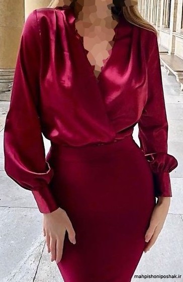 مدل لباس مجلسی صورتی ساتن مدل لباس مجلسی صورتی ساتن