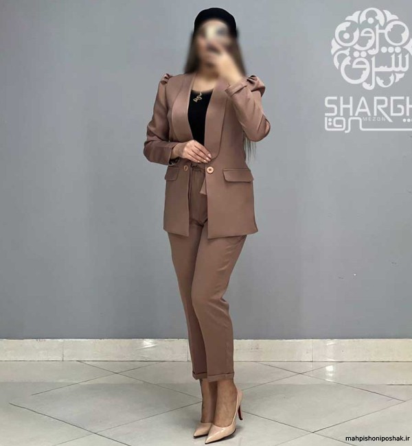 مدل کت و دامن یقه ارشال مدل کت و دامن یقه ارشال