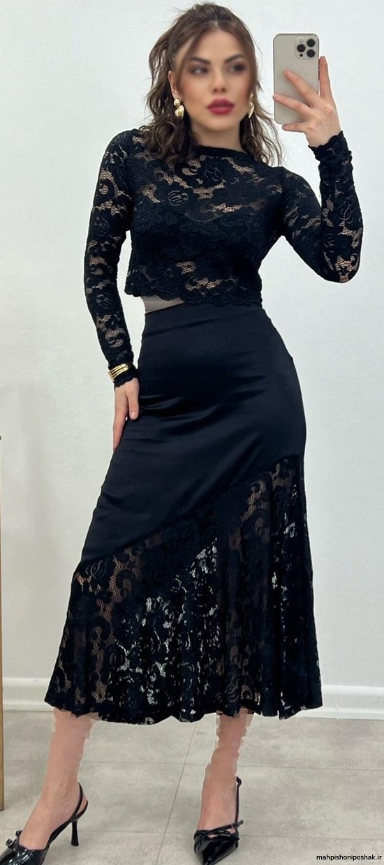 مدل لباس گیپور ابریشمی