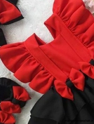 مدل لباس سفید نوزادی مدل لباس سفید نوزادی