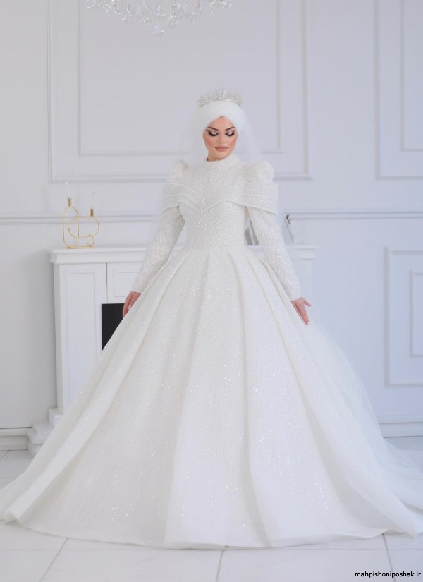 مدل لباس بلند عروس