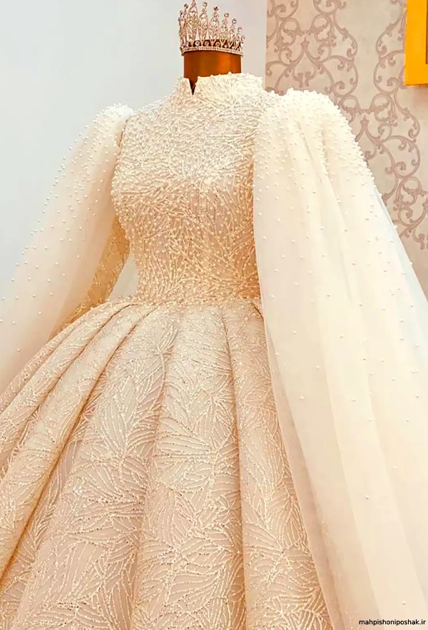 مدل لباس بلند عروس