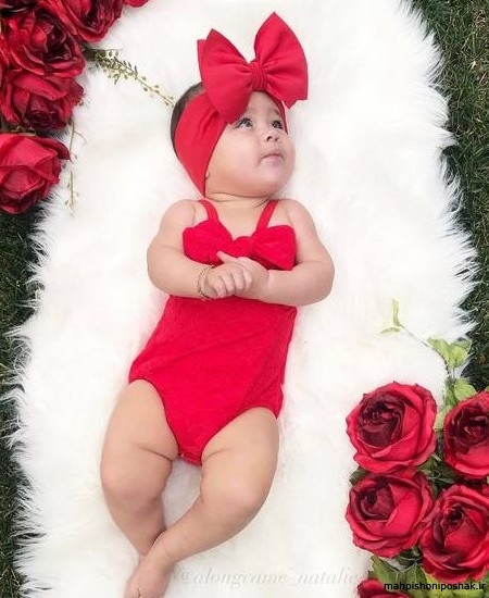 مدل لباس سفید نوزادی مدل لباس سفید نوزادی