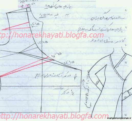 مدل بلوز چپ و راستی ریون