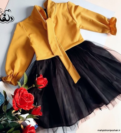 مدل لباس یقه کراواتی بچه گانه مدل لباس یقه کراواتی بچه گانه