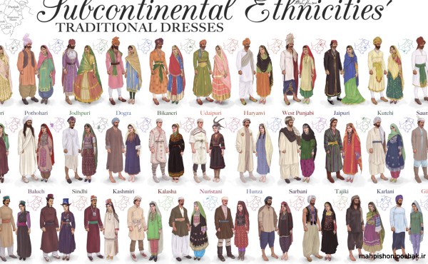 مدل لباس گند افغانی مردانه