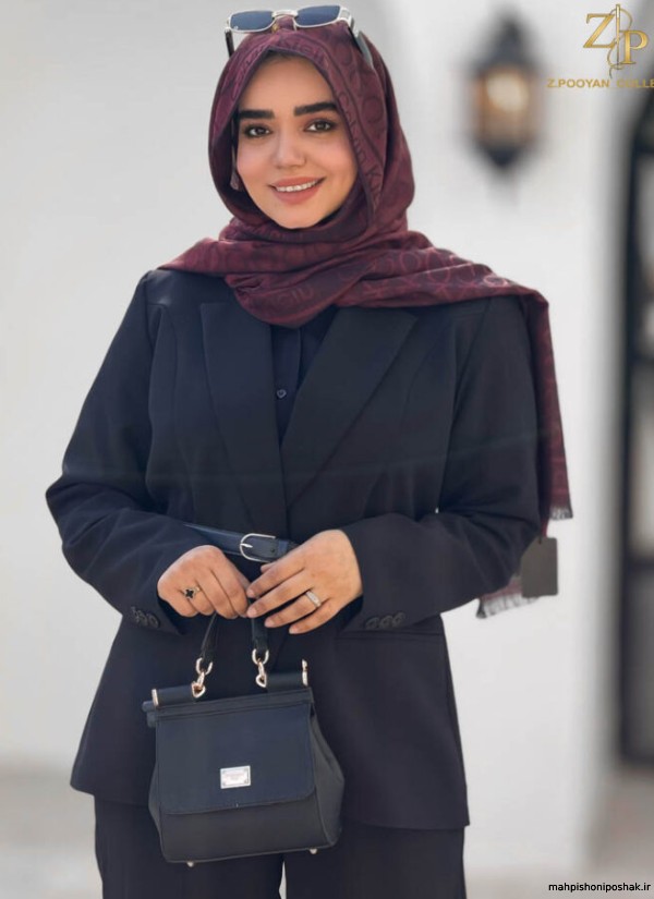 مدل کت و شلوار زنانه مجلسی مشکی