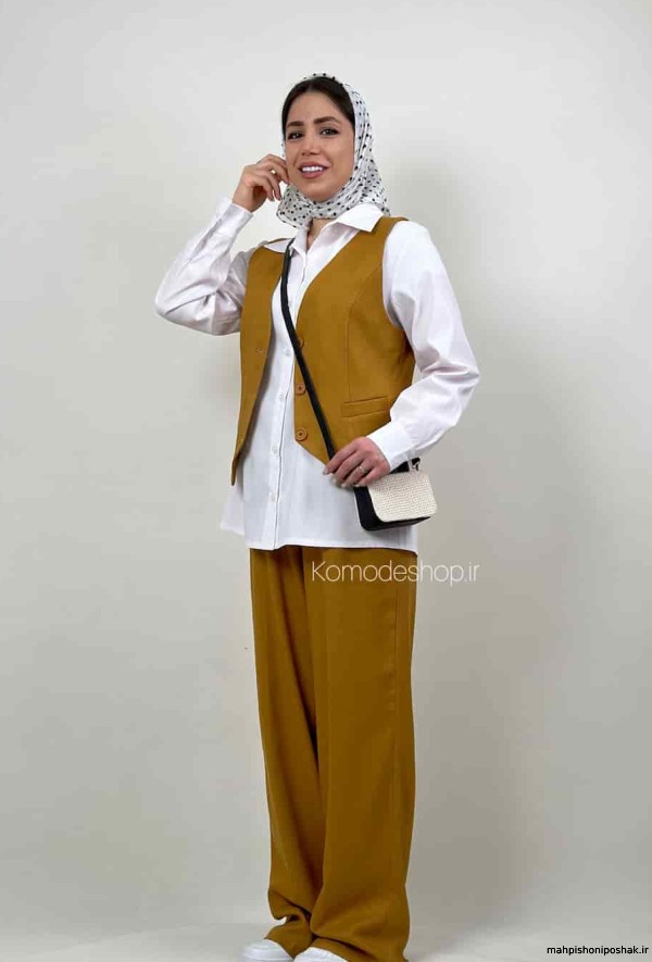 مدل جلیقه شلوار دخترانه شیک مدل جلیقه شلوار دخترانه شیک