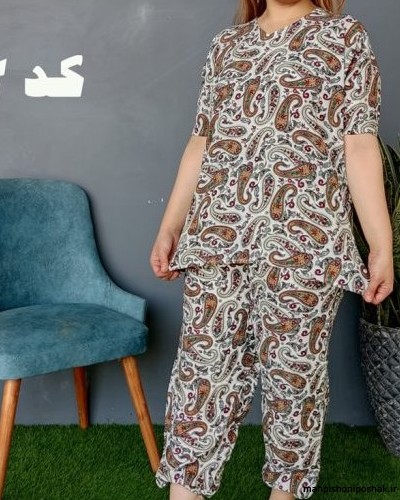 مدل بلوز و شلوار نخی دخترانه خانگی مدل بلوز و شلوار نخی دخترانه خانگی