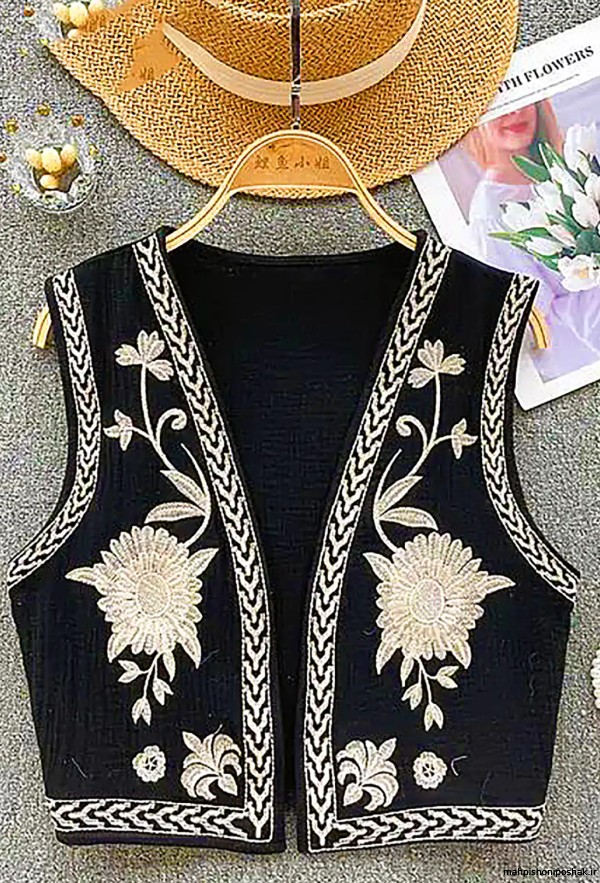 مدل جلیقه دخترانه مشکی مدل جلیقه دخترانه مشکی