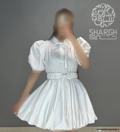 مدل لباس عروسکی استین پفی