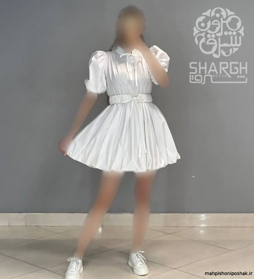 مدل لباس عروسکی استین پفی