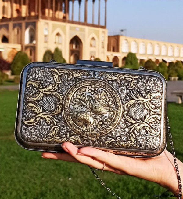 مدل کیف دستی نقره ای مدل کیف دستی نقره ای