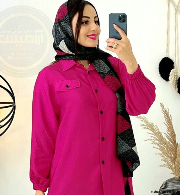 مدل مانتو زنانه پارچه ابروبادی