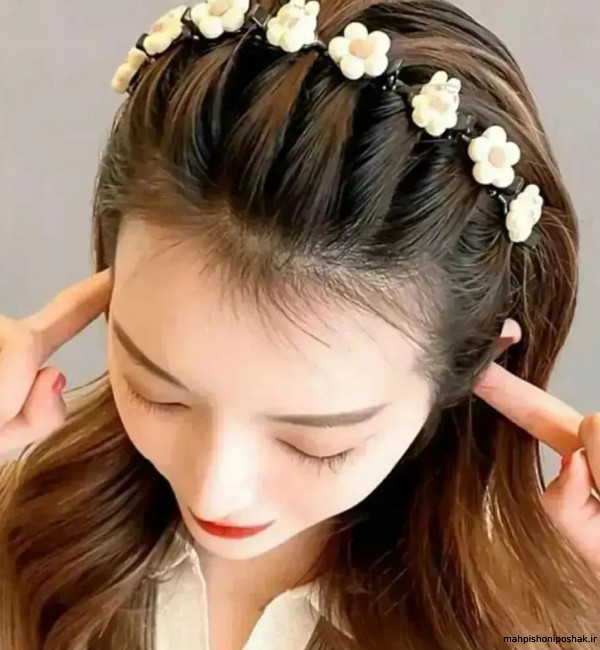 مدل تل و گل سر دخترانه مدل تل و گل سر دخترانه