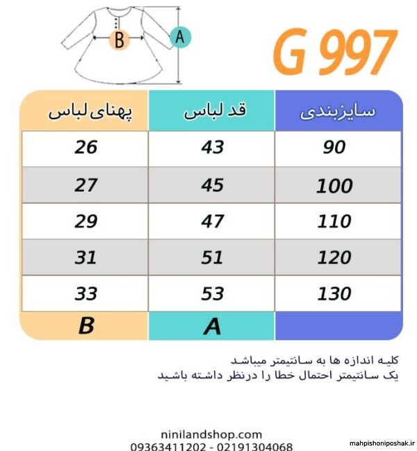 مدل پیراهن بچگانه حاشیه دار