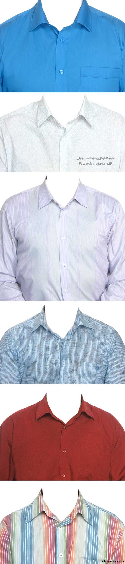 مدل لباس برای فتوشاپ