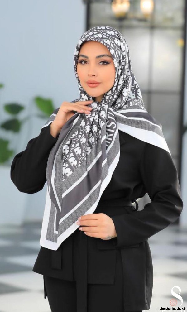 مدل روسری ابریشمی زنانه مدل روسری ابریشمی زنانه