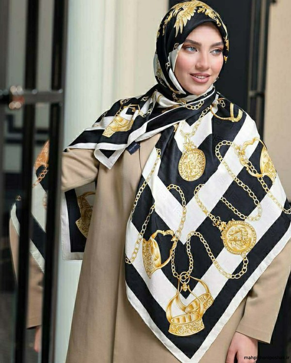 مدل روسری ابریشمی زنانه مدل روسری ابریشمی زنانه