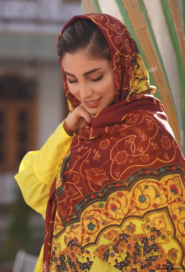 مدل روسری ابریشمی زنانه مدل روسری ابریشمی زنانه