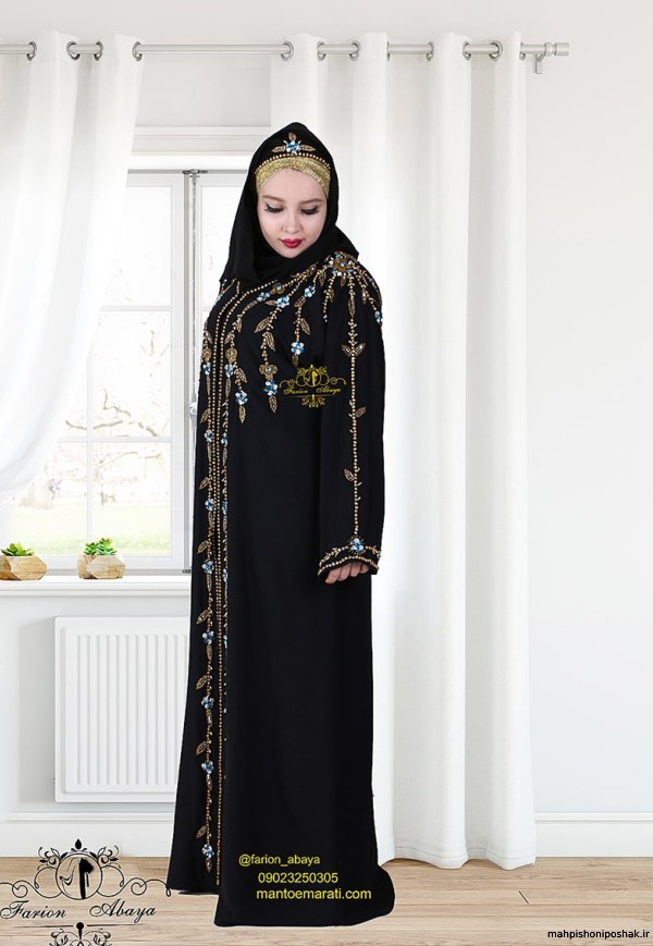 مدل لباس عربی سنگ دوزی شده مدل لباس عربی سنگ دوزی شده
