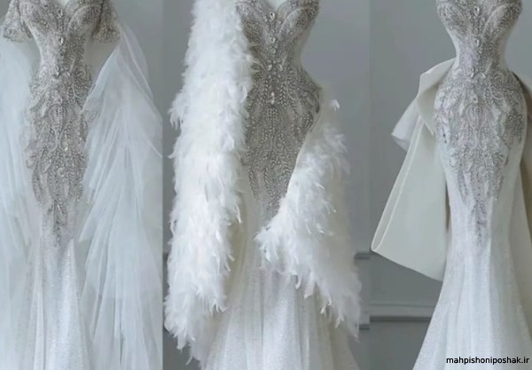 مدل لباس بلند عروس