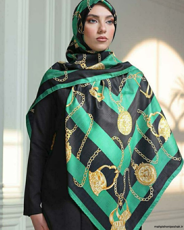 مدل روسری ابریشمی زنانه مدل روسری ابریشمی زنانه