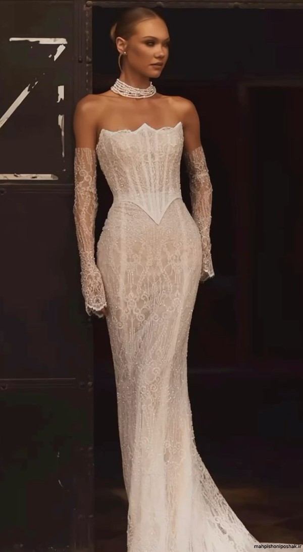 مدل لباس بلند عروس