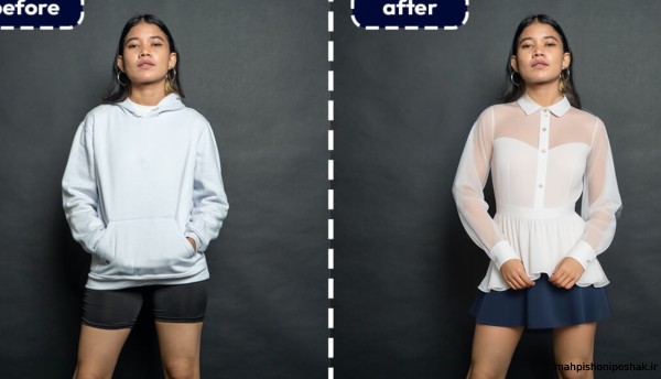 مدل لباس برای فتوشاپ