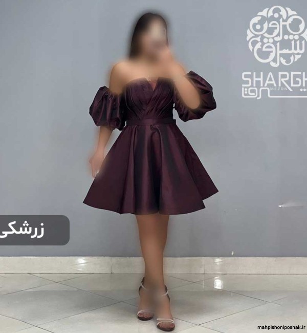 مدل لباس دخترانه دکلته کوتاه