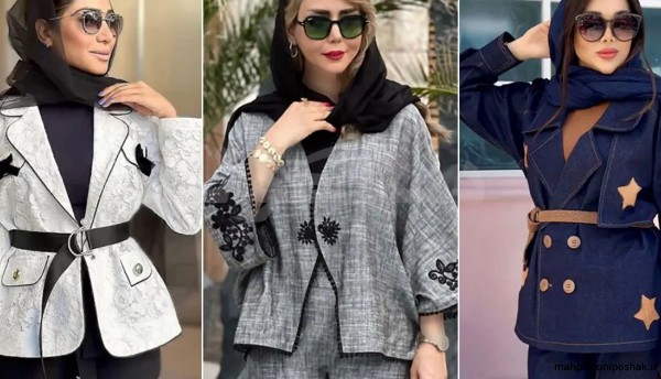 مدل مانتو زنانه پارچه طرح دار مدل مانتو زنانه پارچه طرح دار