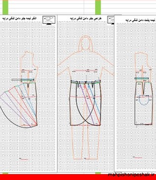 مدل لباس مجلسی دامن لنگی