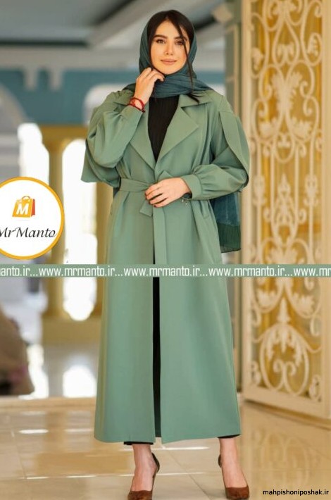 مدل مانتو استین کمربندی مدل مانتو استین کمربندی