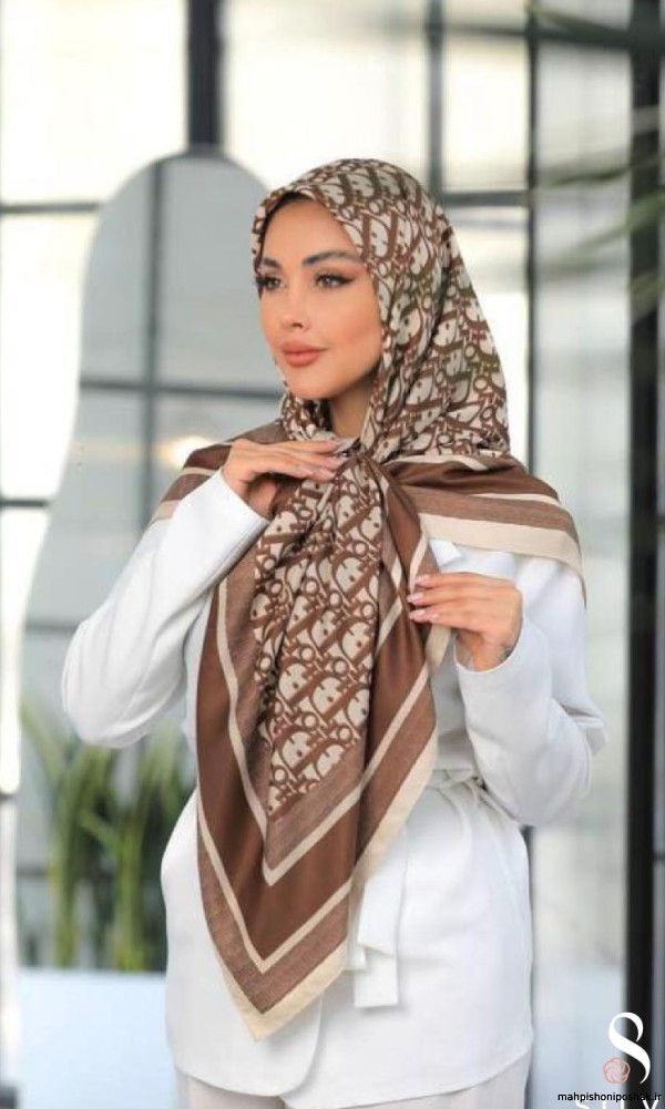 مدل روسری ابریشمی زنانه مدل روسری ابریشمی زنانه