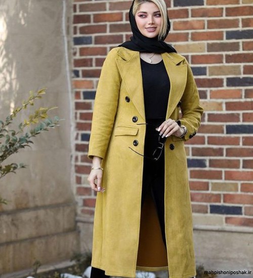 مدل پالتو زنانه جیب دار مدل پالتو زنانه جیب دار