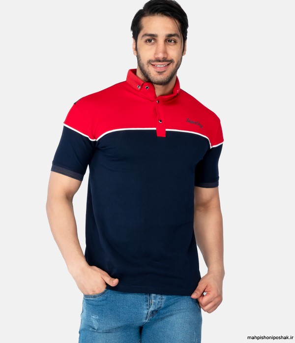 مدل تیشرت پسرانه دو رنگ