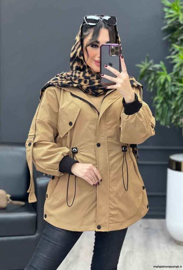مدل کاپشن بارانی دخترانه مدل کاپشن بارانی دخترانه