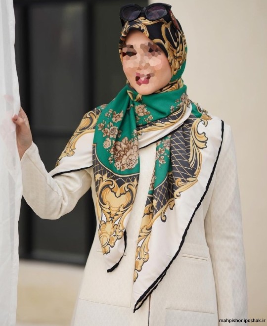 مدل روسری ابریشمی زنانه مدل روسری ابریشمی زنانه