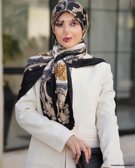 مدل روسری ابریشمی زنانه مدل روسری ابریشمی زنانه