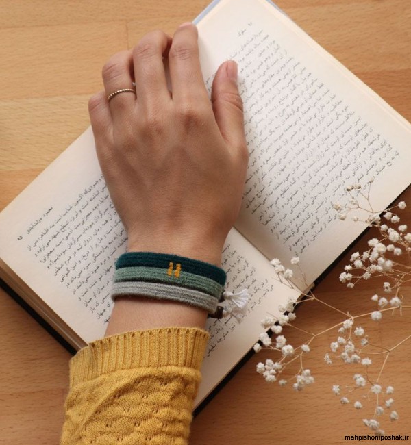 مدل دستبند گلیمی