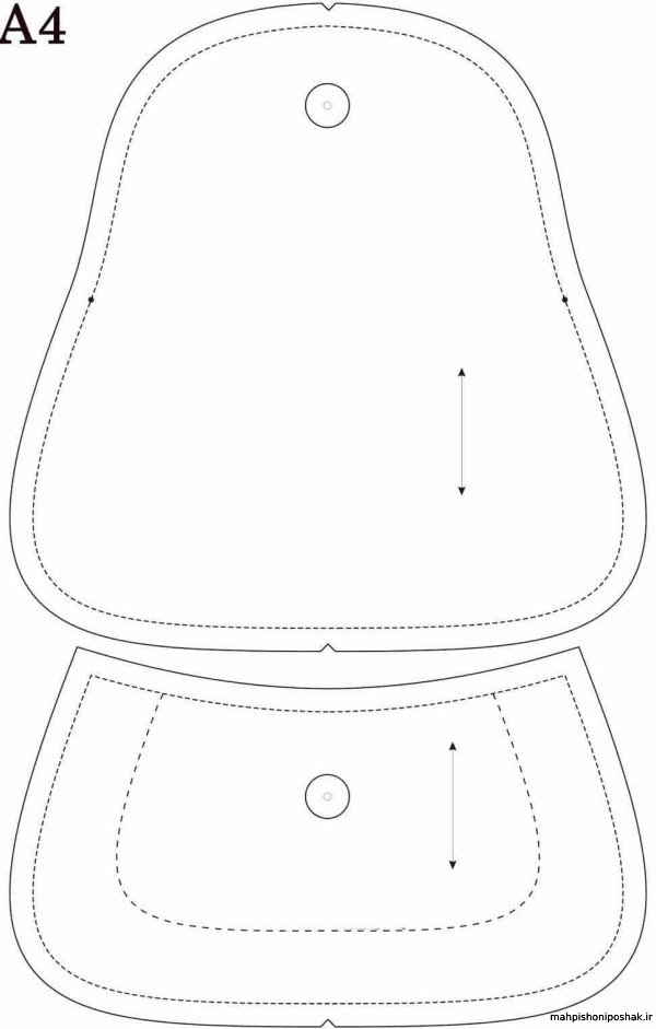مدل کیف پول پارچه ای ساده