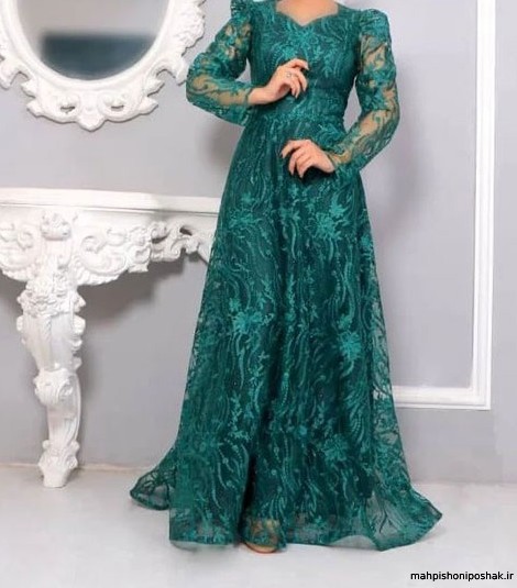 مدل پیراهن بلند زنانه گیپور مدل پیراهن بلند زنانه گیپور