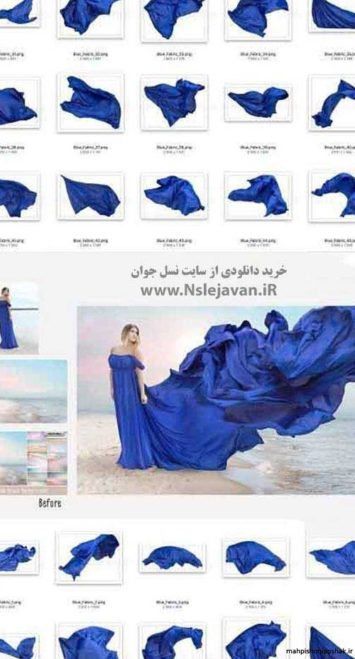 مدل لباس برای فتوشاپ