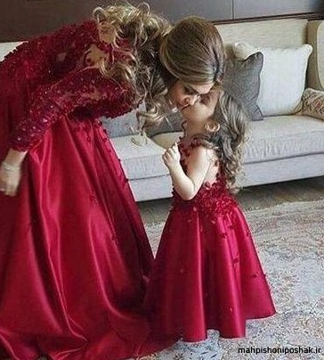 مدل لباس مجلسی پوشیده ست مادر و دختر مدل لباس مجلسی پوشیده ست مادر و دختر