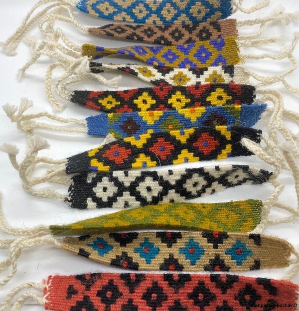 مدل دستبند گلیمی