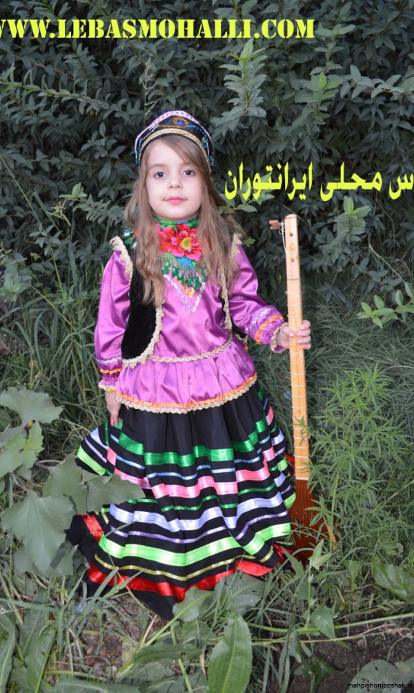 مدل لباس کردی بچه گانه